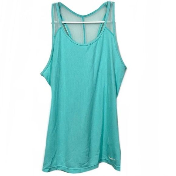 Nike Dri-Fit Mint Activewear Tank Top - Picture 1 of 5
